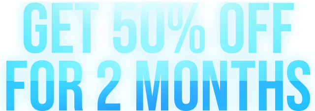 Get 50% off for 2 months